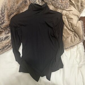 Elegant Black Turtleneck Top